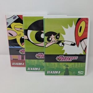 The Powerpuff Girls DVD Seasons 4 5 6 Bundle Cartoon Network Mojo Jojo 2009